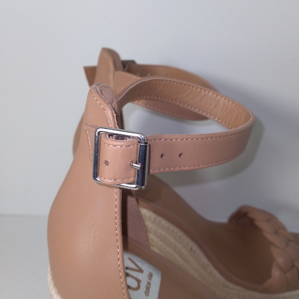 DV By Dolce Vita  Harriat Women's Tan Wedge Sandals Size- 10 - Picture 7 of 7